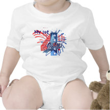 MY 1st 4th of JULY by SHARON SHARPE Tshirts