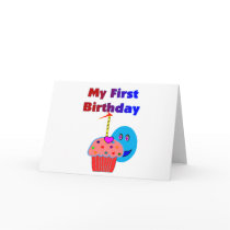 My 1st birthday--Gift Ideas and T-Shirts for Babie cards