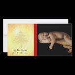 My 1st Christmas Baby Photo Card