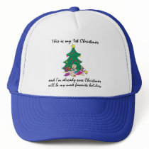 My 1st Christmas Gift Mesh Hat