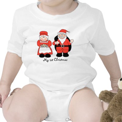 My 1st Christmas Mr. & Mrs. Claus Shirt/Onesie