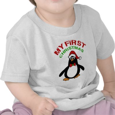 My 1st Christmas Penguin T-shirts