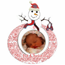 My 1st Christmas photo sculptures by samack My 1st Christmas photo sculptures
