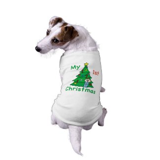 My 1st Christmas Shirt for Dogs Pet T-shirt