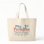 My 1st President (Barack Obama) Canvas Bags