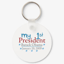 My 1st President (Barack Obama) keychains
