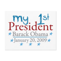 My 1st President (Barack Obama) postcards