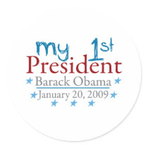 My 1st President (Barack Obama) stickers