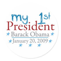 My 1st President (Barack Obama) stickers