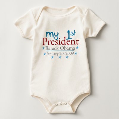 My 1st President (Barack Obama) T Shirt by Coolkidstees