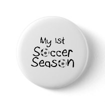 My 1st Soccer Season buttons