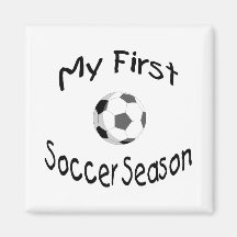 My 1st Soccer Season Fridge Magnet