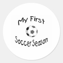 My 1st Soccer Season Sticker