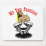 My 2 Passions Harley Girls Mouse Pads