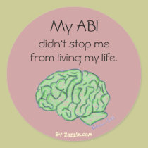 "My ABI didn't stop me" sticker