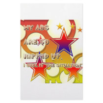 My abs are so ripped up, I call it 'the situation stationery by zeldakix17 My abs are so ripped up, I call it 'the situation stationery