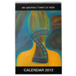 My abstract paint of view calendars