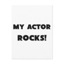 MY Actor ROCKS! postcards