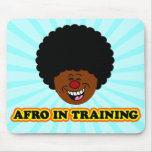 My afro is learning how to be kinky mouse pads
