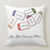 My After Shopping throwpillow