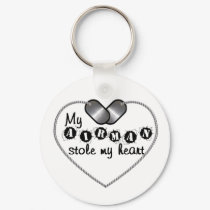 My Airman Stole My Heart keychains