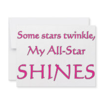 My all-star shines. Proud parent of an all-star invitations by witnwhimsy My all-star shines. Proud parent of an all-star invitations