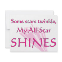 My all-star shines: Proud parent of an all-star invitations
