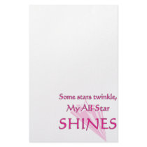 My all-star shines: Proud parent of an all-star stationery