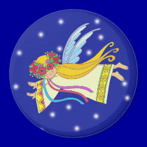 My Angel is Watching Over You magnets by perogies My Angel is Watching Over You magnets