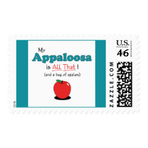 My Appaloosa is All That! Funny Horse Postage