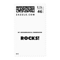 MY Archaeological Conservator ROCKS! postage