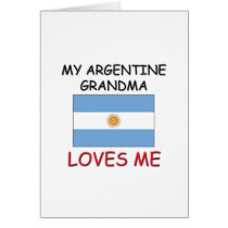 My Argentine Grandma Loves Me Cards