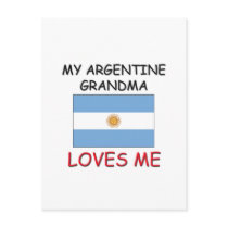 My Argentine Grandma Loves Me Postcards