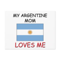 My Argentine Mom Loves Me Postcards