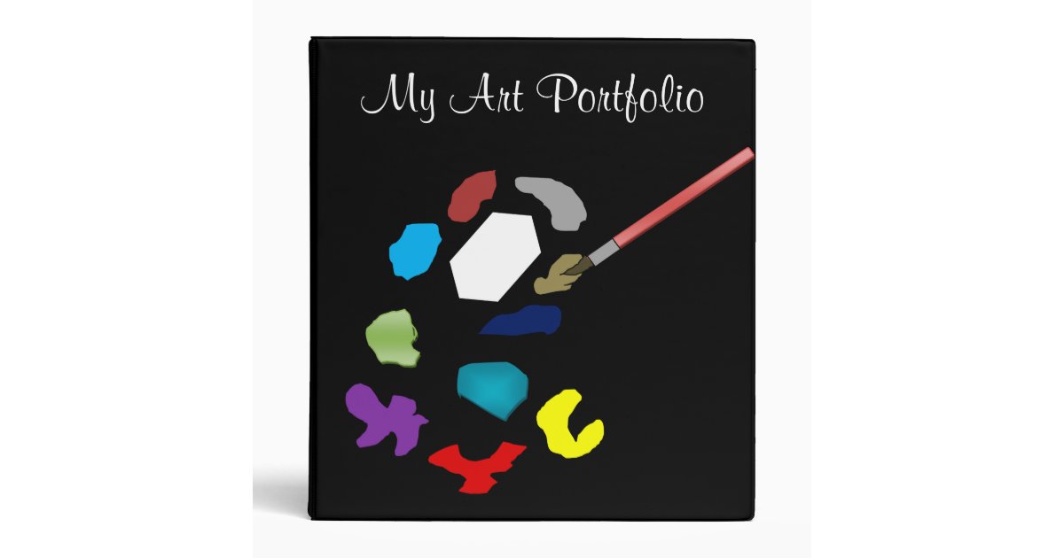 My Art Portfolio binder Zazzle