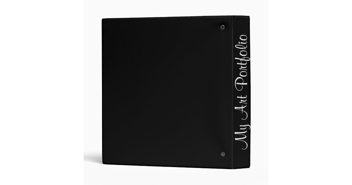 My Art Portfolio binder Zazzle