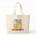 My Art Stuff Tote Bag by Ametisti My Art Stuff Tote Bag