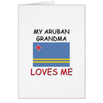 My Aruban Grandma Loves Me cards by flagshirt My Aruban Grandma Loves Me cards