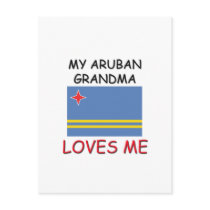My Aruban Grandma Loves Me postcards by flagshirt My Aruban Grandma Loves Me postcards