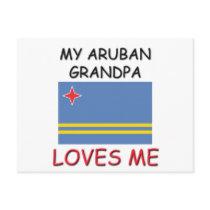 My Aruban Grandpa Loves Me postcards by flagshirt My Aruban Grandpa Loves Me postcards