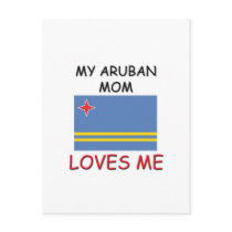 My Aruban Mom Loves Me postcards by flagshirt My Aruban Mom Loves Me postcards