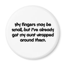 My Aunt's Wrapped Refrigerator Magnets