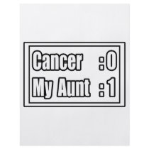 My Aunt Beat Cancer (Scoreboard) Flyer
