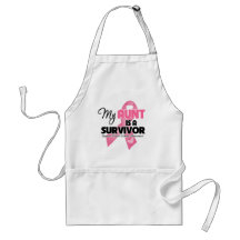 My Aunt is a Survivor - Breast Cancer Aprons