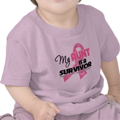 My Aunt is a Survivor - Breast Cancer Tshirt