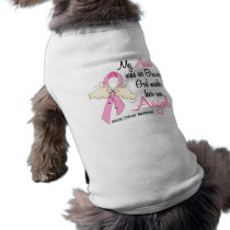 My Aunt Is An Angel 2 Breast Cancer Dog T Shirt
