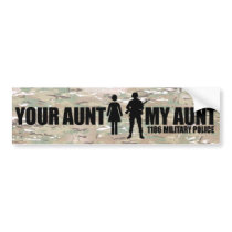 My Aunt is in the 1186 MP Bumper Sticker