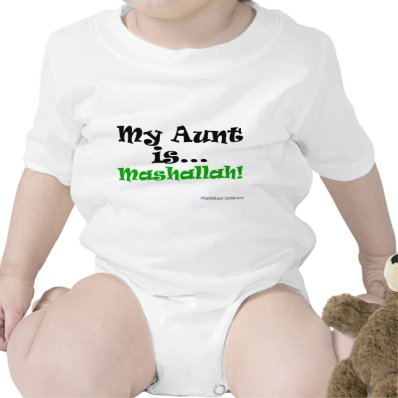 My Aunt is Mashallah! Baby Bodysuit