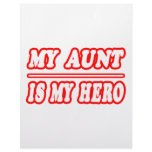 My Aunt Is My Hero Custom Letterhead