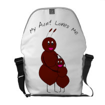 My Aunt Loves Me Rickshaw Messenger Bag